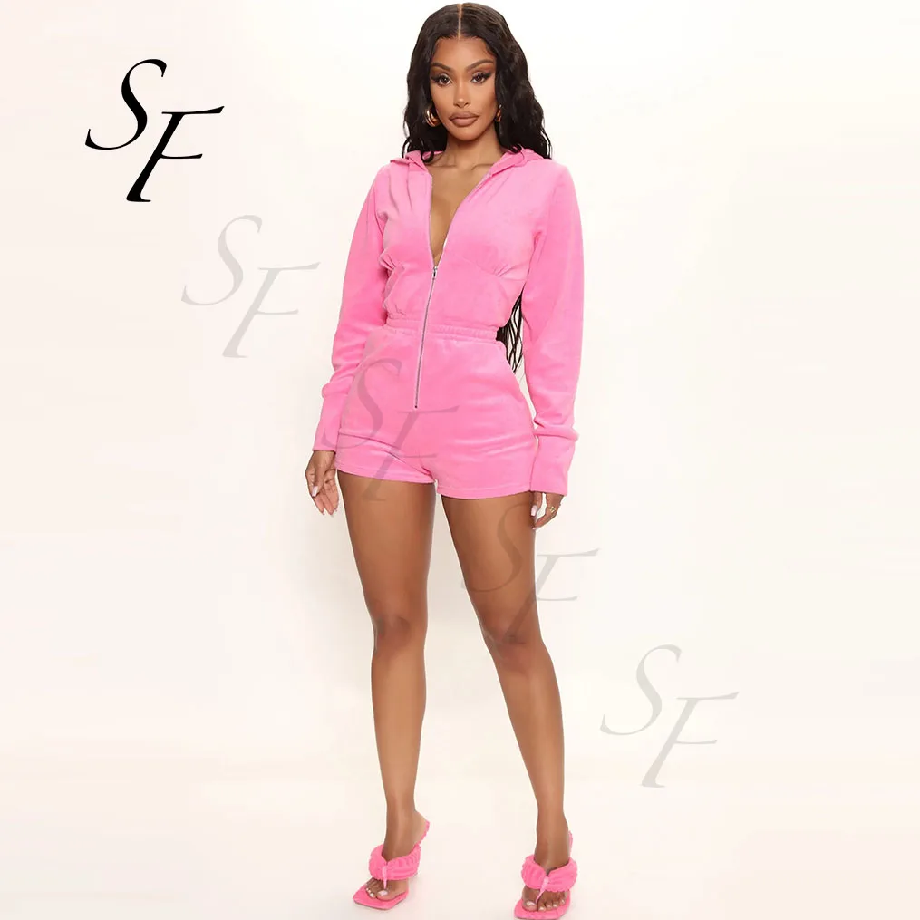 Custom Embroidery Logo Terry Towel High Quality Cropped Double Headed Zipper Fall 2022 Women Clothes For Women