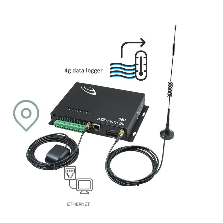 4G gps tracking device Temperature Recorder Gsm Sms Gprs Temperature Humidity Data Logger gps gprs tracking device
