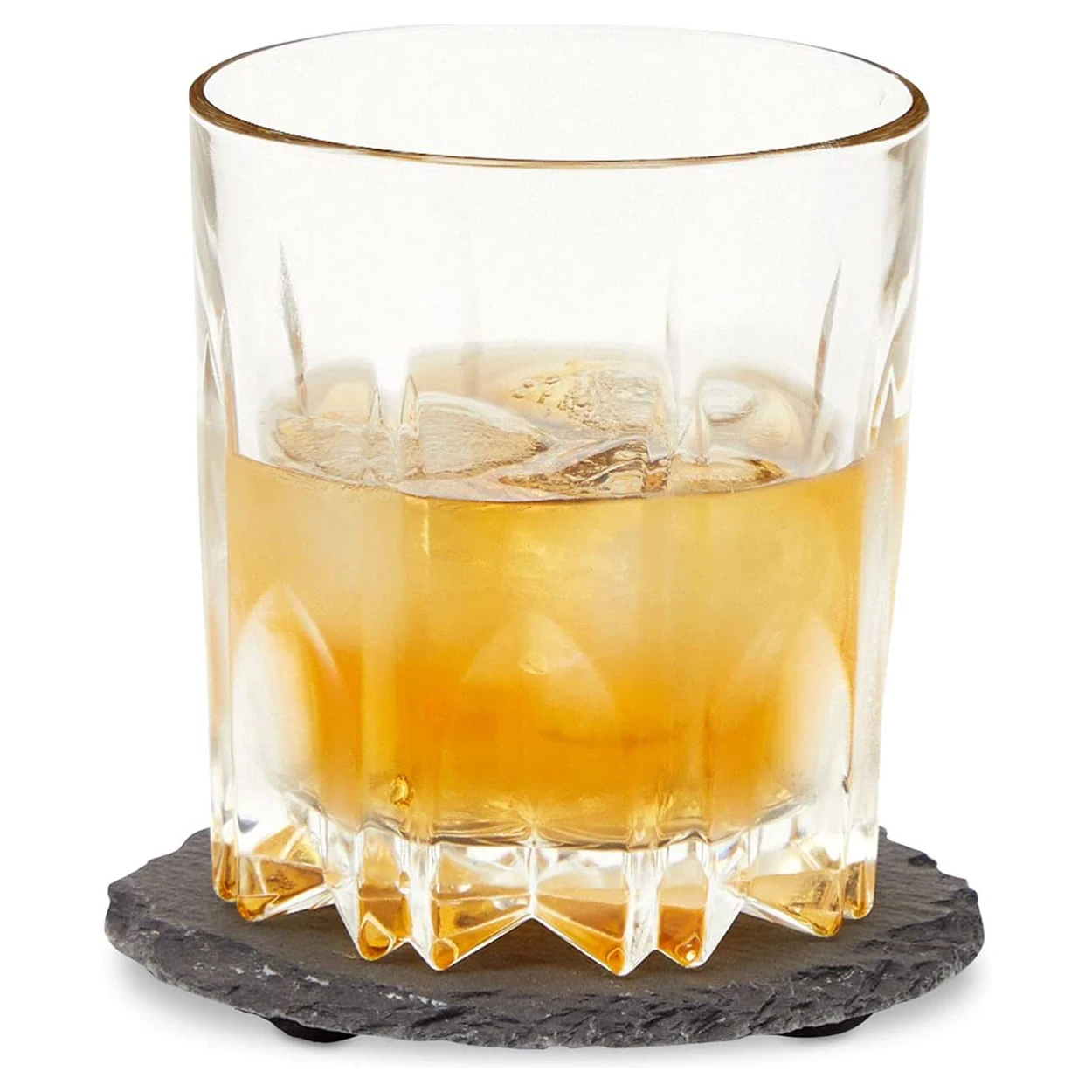 Western Round Natural BLACK Steak Plates Slate Coasters Dinner Plate Kitchen Dish Plate BBQ Dessert Cake Dishes Pizza Fruit Tray