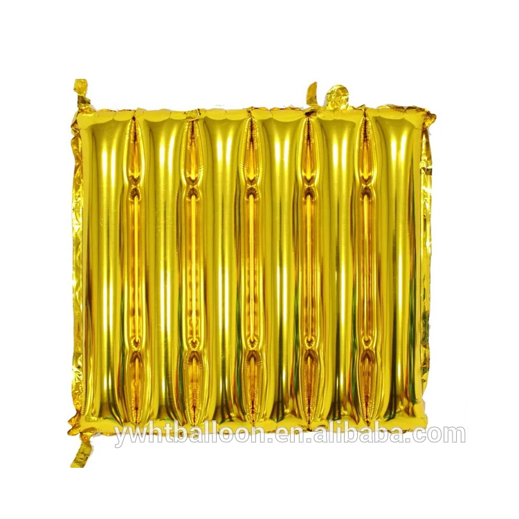 Hot Sale 50*50Cm Ballon Helium Rectangle Shaped Balloons 50 Pcs Foil Balloons Connected Balloon For Party