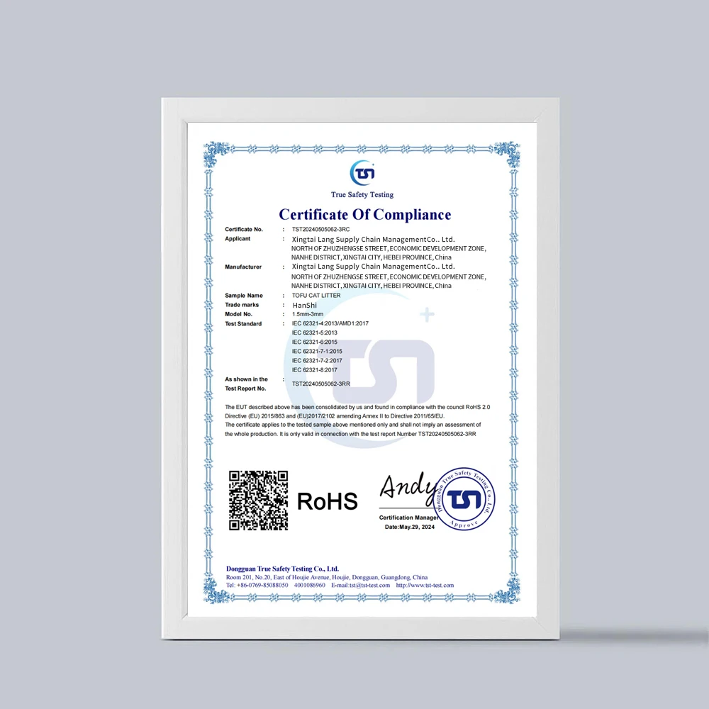 Tofu Cat Litter Eco-Friendly Green Tea Original Deodorant Dust-Free Granules Cat Litter