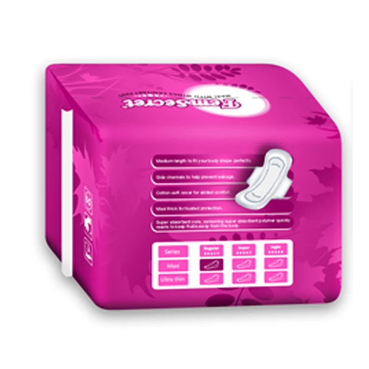 China OEM Brand Popular Cotton Tampon Sanitary Pad Women Sanitary Napkin Towel Supplier