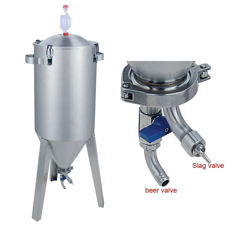 Brewing equipment stainless conical fermenter 30l 50l of beer brewery