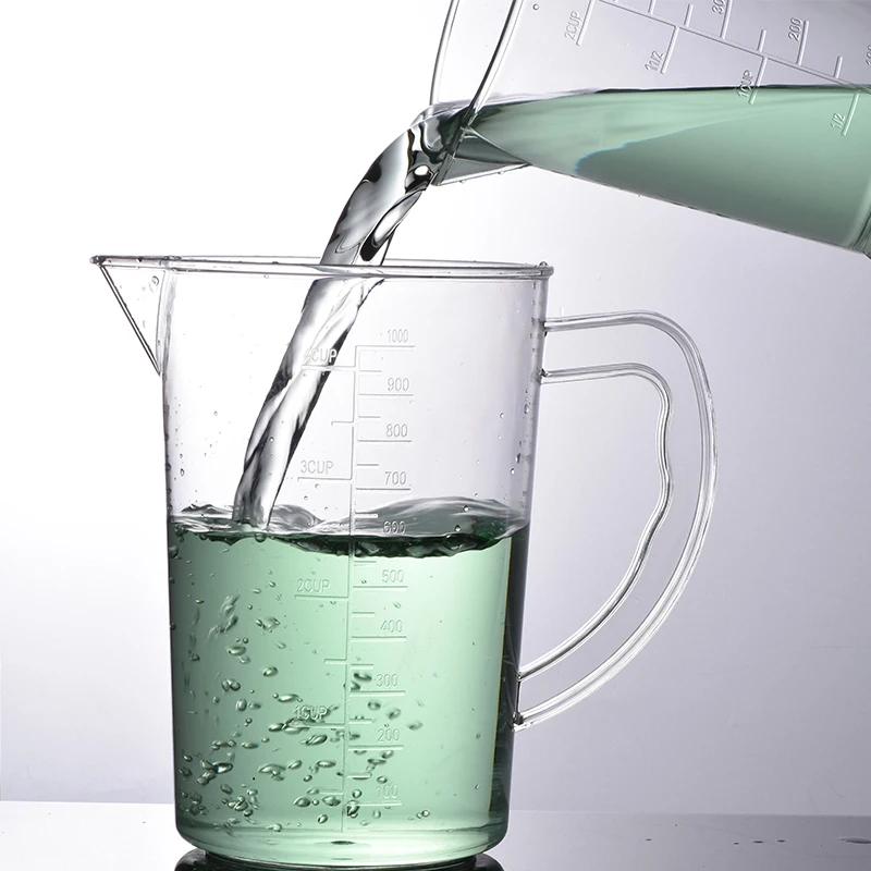 Лабораторный стакан для измерения разной емкости прозрачный Градуированный пластиковый из поликарбоната прямая цена от производителя