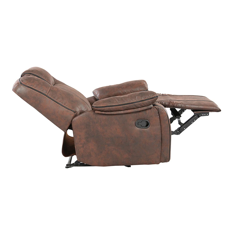 
Wholesale custom brown leather multifunctional sofa and TV lounge chair living room furniture 