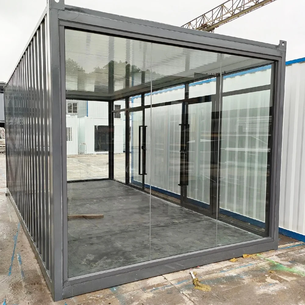 Best design portable house foldable containser home 3 bedroom prefab ready made container houses