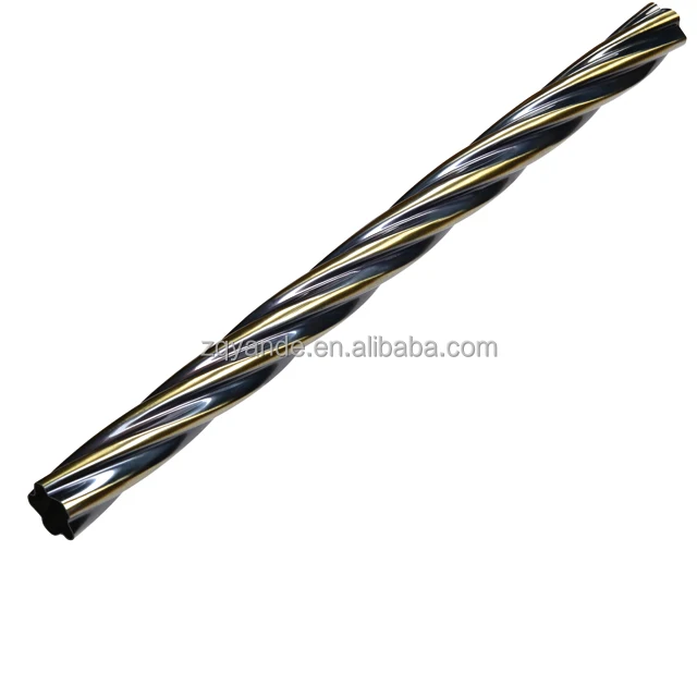 Metal Curtain Pole Hollow Metal Length 6M Curtain Pole Iron Curtain Pipe Rod
