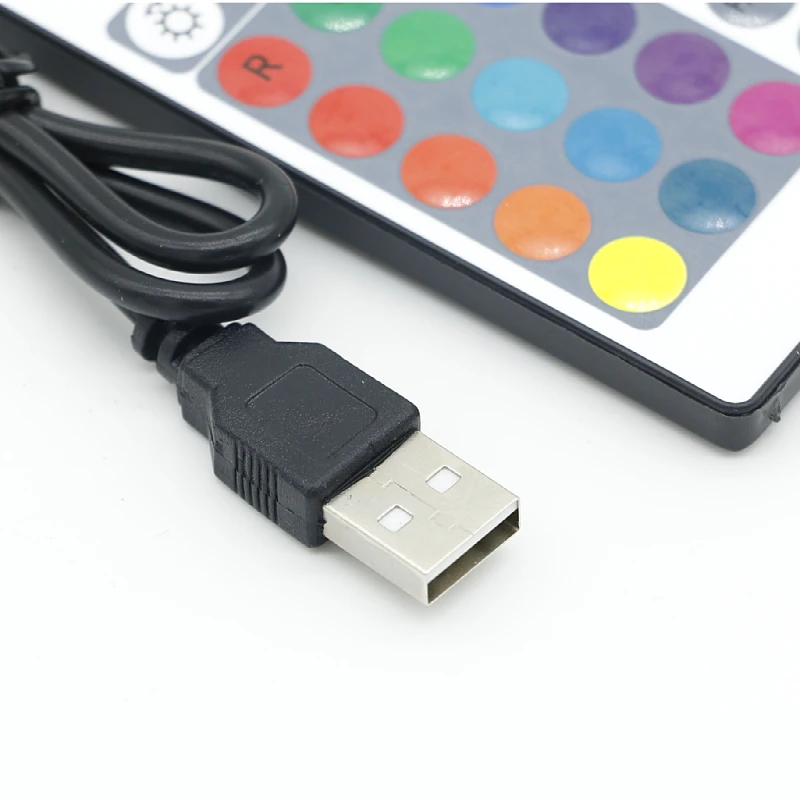 Двойной разъем 24/44 ключи RGB светодиодный мини-пульт дистанционного управления инфракрасный контроллер постоянного тока 12 В 24 6А цветной диммер