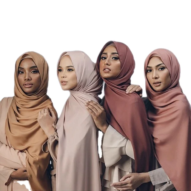 Оптовая продажа, простой шифоновый шарф, головной платок, мусульманская женская шифоновая шаль, арабский женский головной платок