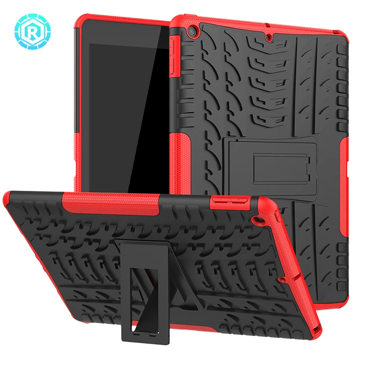 Hybrid black dazzle tablet case back cover for iPad 10.2' kickstand pc tpu case cover for iPad 10.2'