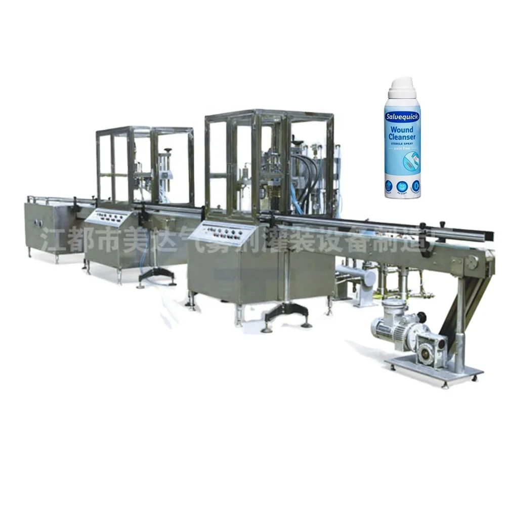 High Precision Food Wound Spray Aerosol Production Line