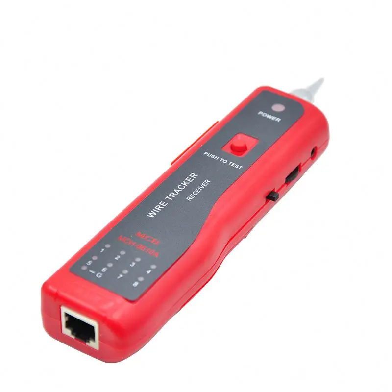 Cable Tester For UTP STP Cat5/6 RJ45 LAN Network RJ11 Telephone Wire Tracker Diagnose Tone Tracer Line Finder MCH-9810A