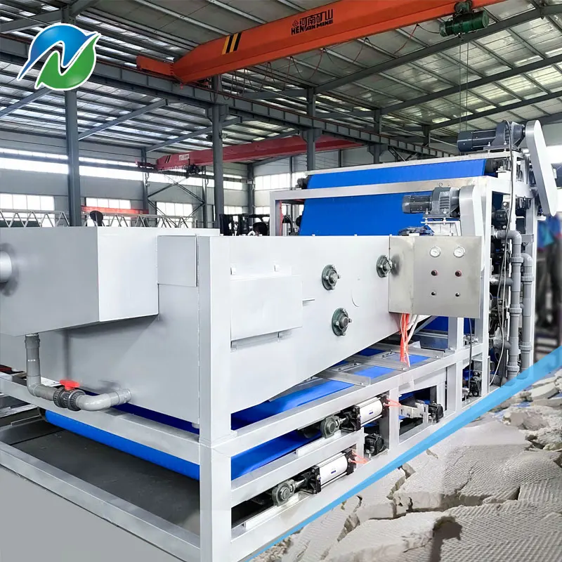 Industrial automatic belt filter press concentrated dehydration fully sludge filter press solid-liquid separation