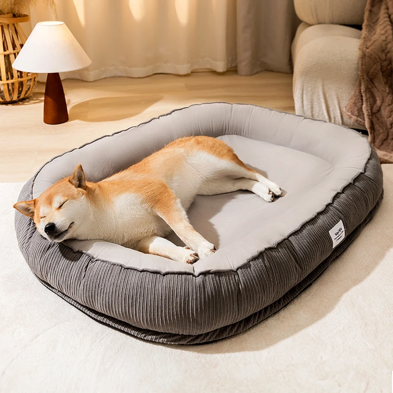 Fast Shipping Hipidog Winter Pet Beds S-XXL Luxury Orthopedic Deep Sleep Pets Cushion Large Donut Dog Bed