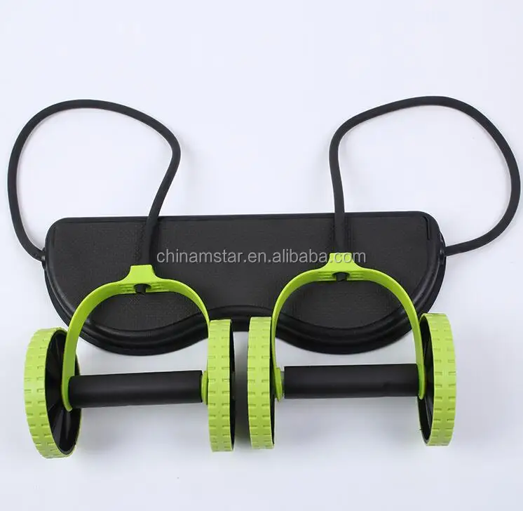 Multi Function Core Muscle Exercise Double Roller Wheels Revoflex Xtreme
