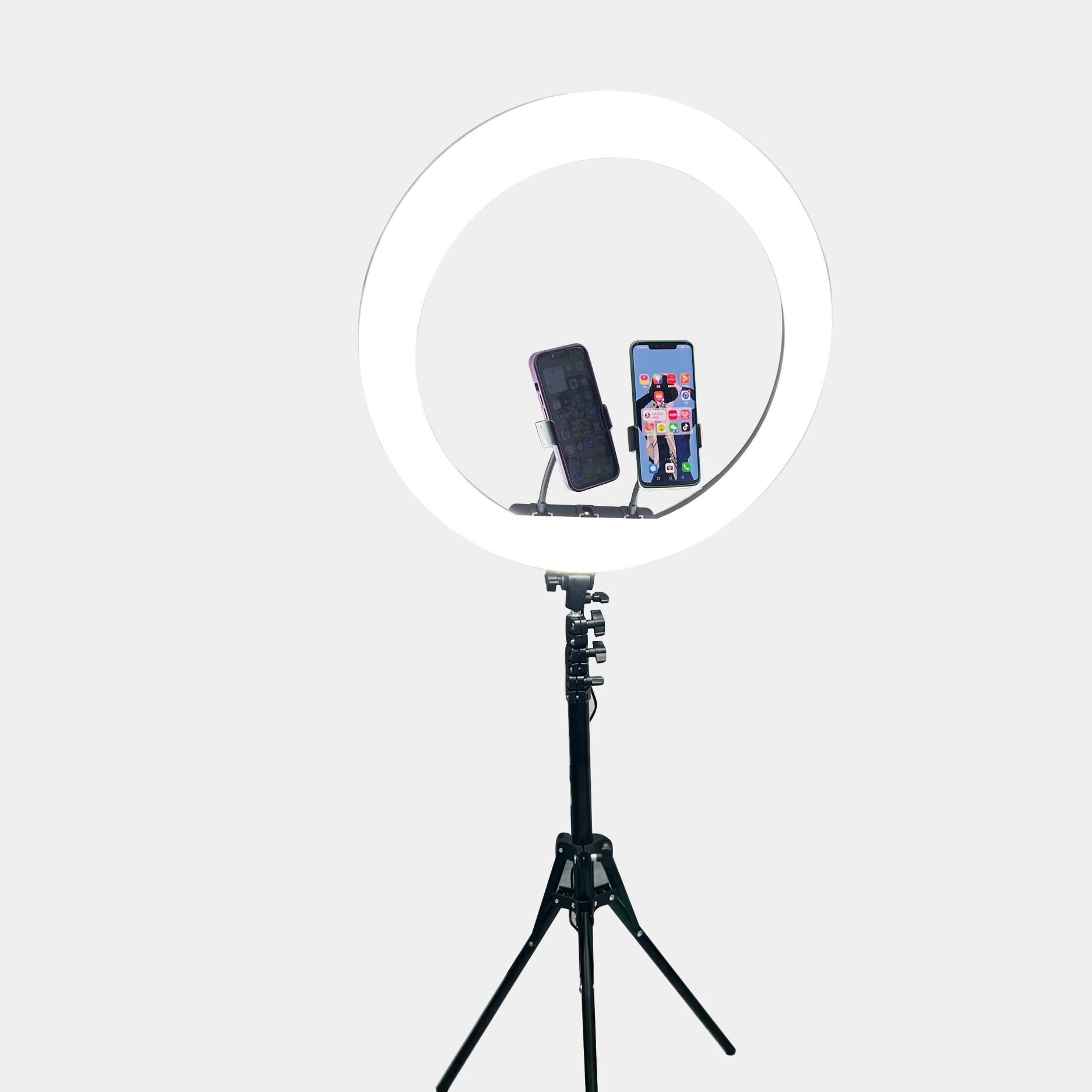 Photographic Lighting 18/21 inch 50W Dimmable Professional Video Light LED Salon Makeup Mirror Ring Light with Tripod Stand