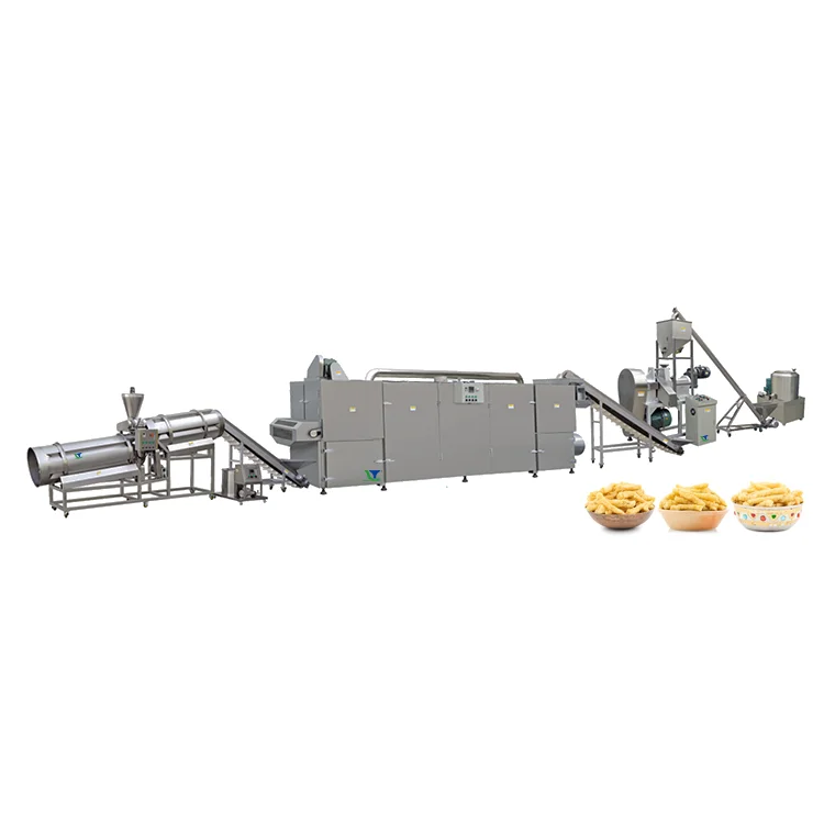 Continuous Process Line for Kurkure Snacks Cheetos Snacks Food Extruder Machine