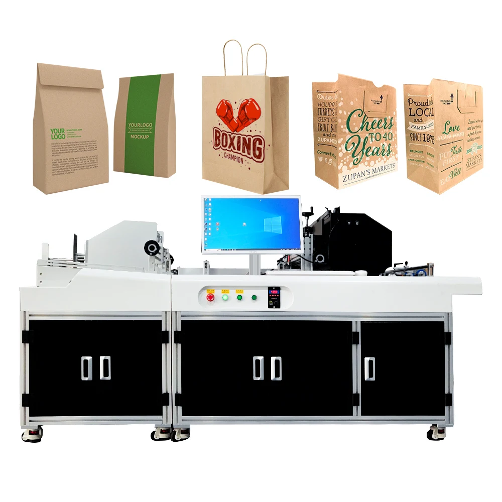 Kelier Factory Wholesale New Design  Printer Paper Bag Good Quality Digital Printers Cardboard Single Pass Printer