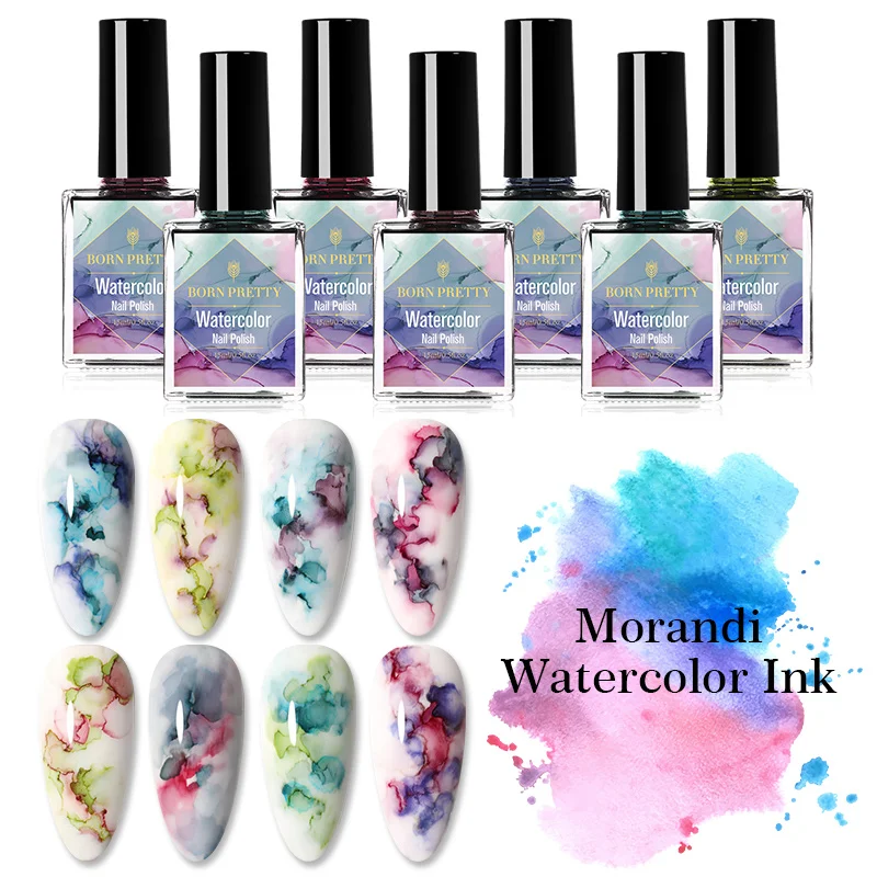 BORN PRETTY Nail Wholesale Watercolor Blooming Polish Marble Art Ink For