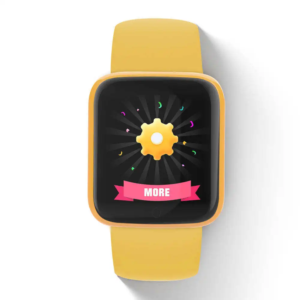 Waterproof Y68 Smartwatch Sport Fitness Tracker Smart Bracelet Blood Pressure Heart Rate D20 Men Women Smart Watches