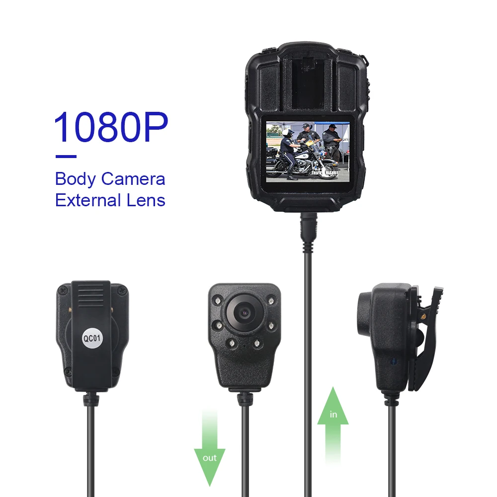 Mini Portable 1080P Police DVR with Wifi GPS IR Lights Weatherproof Wearable Video Camera