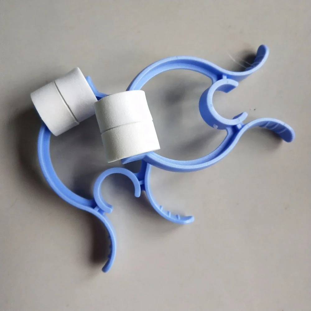 Medical supplies plastic Nose Clips ABS blue color