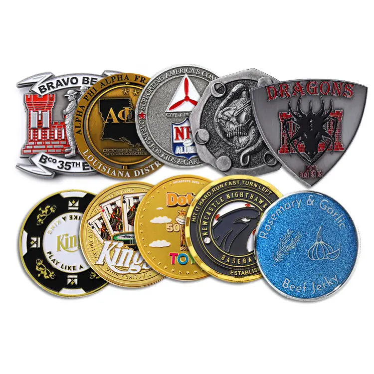 FOCUS Manufacture Wholesale Custom Coin Zinc Alloy Custom Challenge Coin 3D 2D Souvenir Gift Coin Promotion Giveaway Gift