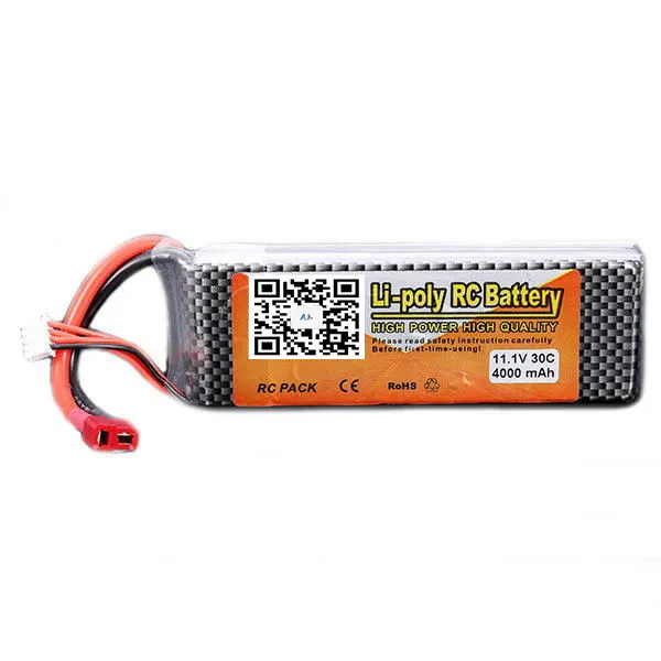 11.1V 3S 30C 4000mAh Lipo Battery For RC Model T Plug or customized Plug