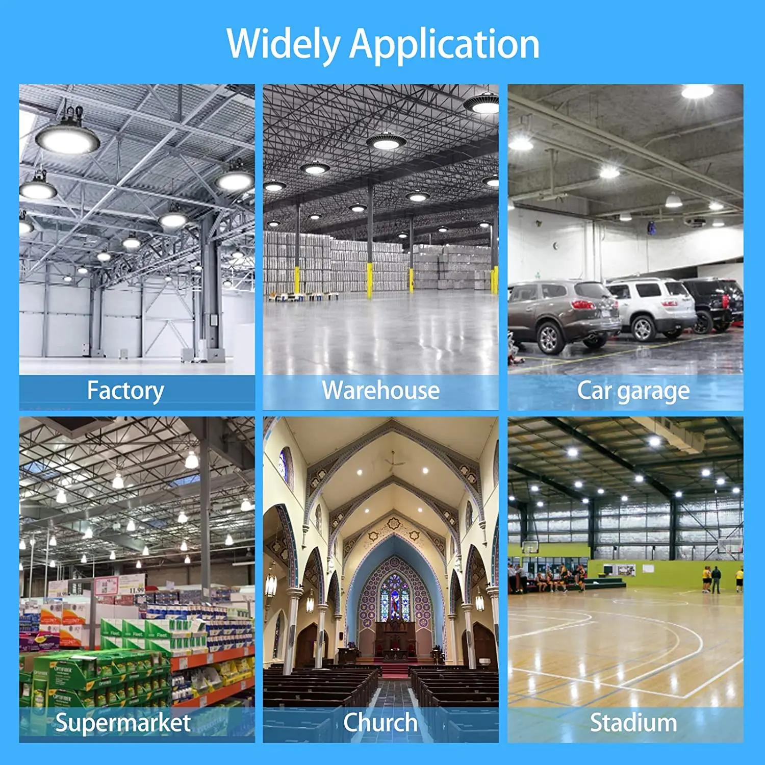 Industrial LED UFO for USA&Canada market DLC approved 100W 150W 200W 240W 300W 400w 500w ufo led high bay light