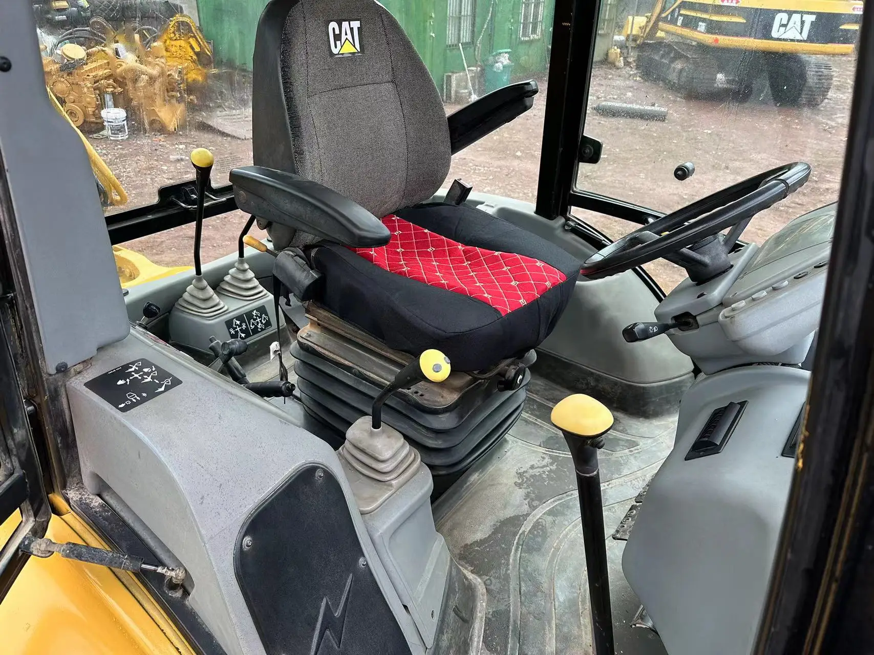 Caterpillar Used Backhoe Loader 420E 420F 12 Ton  4x4 front backhoe loader for Zimbabwe