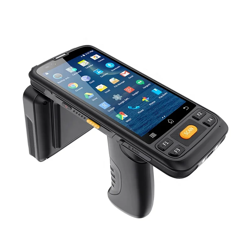 Android 12 10000mAh Long Range HC720S UHF RFID Handheld Reader Pdas With RFID Card Labels for Warehouse Management