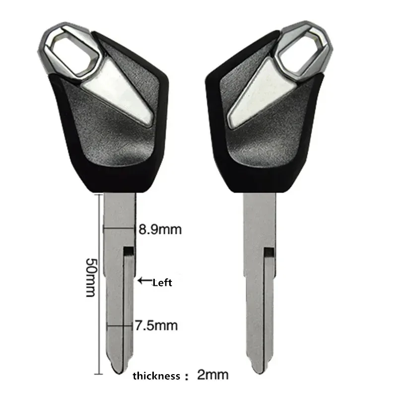 Motocross Motor bike Parts Embryo Blank Keys For Kawasaki Z1000 Z1000SX ZX-14R GTR1400 Versys 650  Motorcycle Accessories