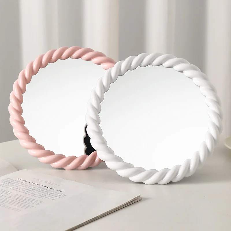 New Arrival INS Mirror Round and Square Shapes Nice Quality Desktop Cosmetic Mirror