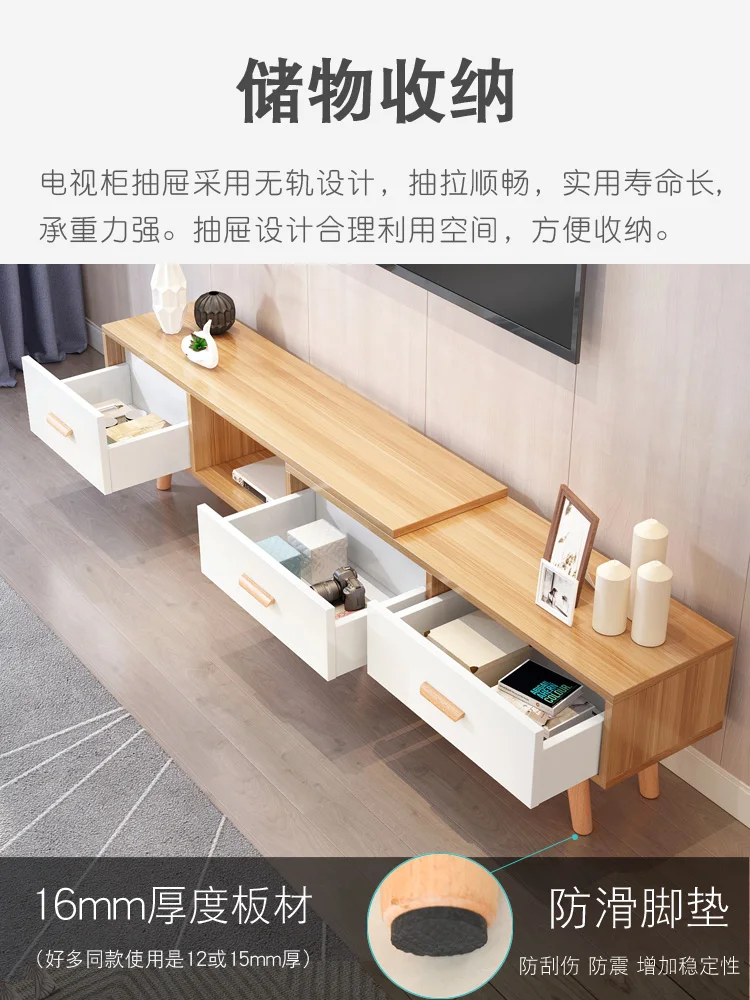 Newest L Shape TV Stands Wood High Quality Wooden TV Furniture TV Stand Cabinet