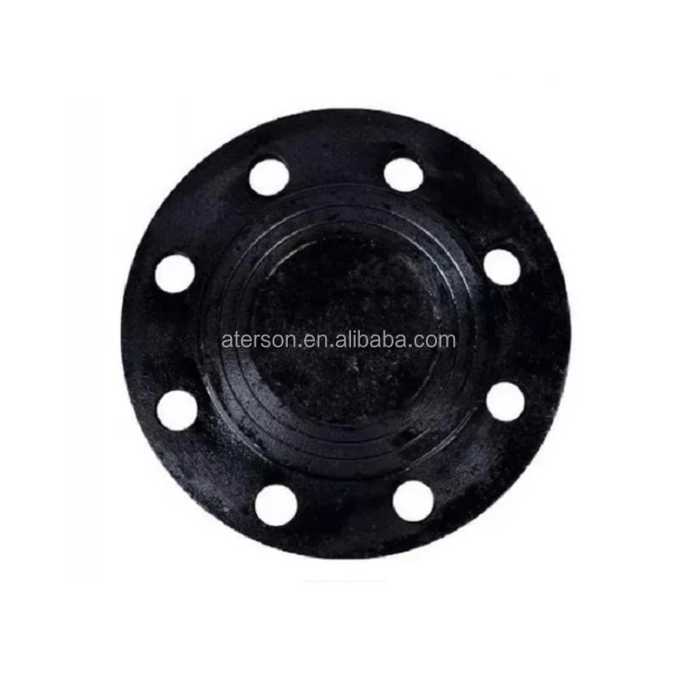 En545 Ductile Iron Cast Iron Pipe Fitting Fbe Coated Black Bituminous Blind Flange (Pn 16)