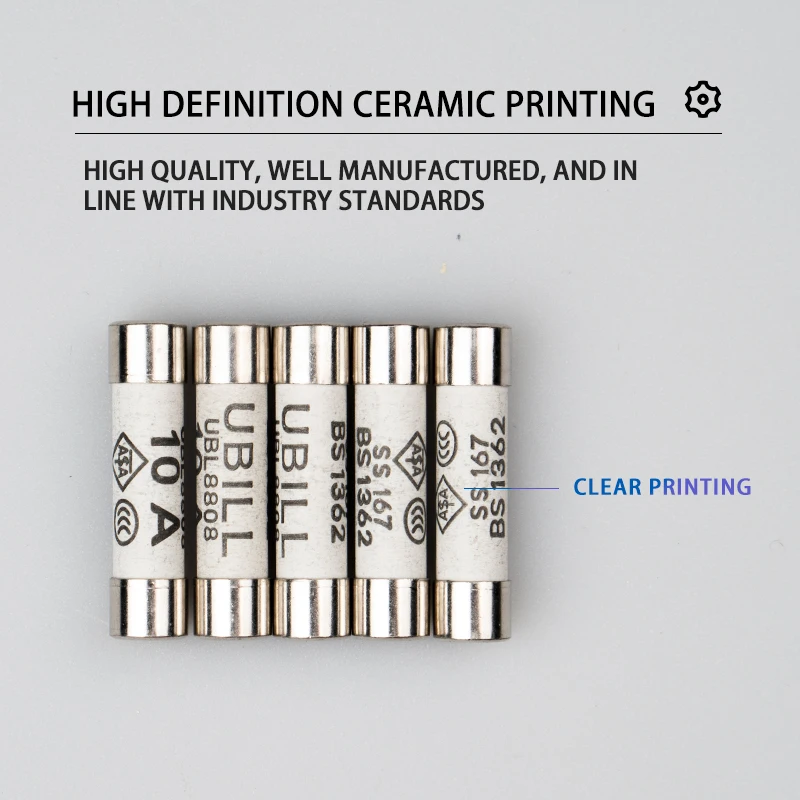 3A 5A 7A 10A 13A Заводская оптовая продажа для соединителя питания Великобритании BS1362 предохранитель