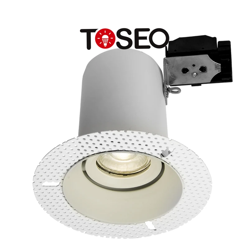 Modern Project Trimless Downlight Anti Glare Downlight Recessed Gu10 Downlight Fixture