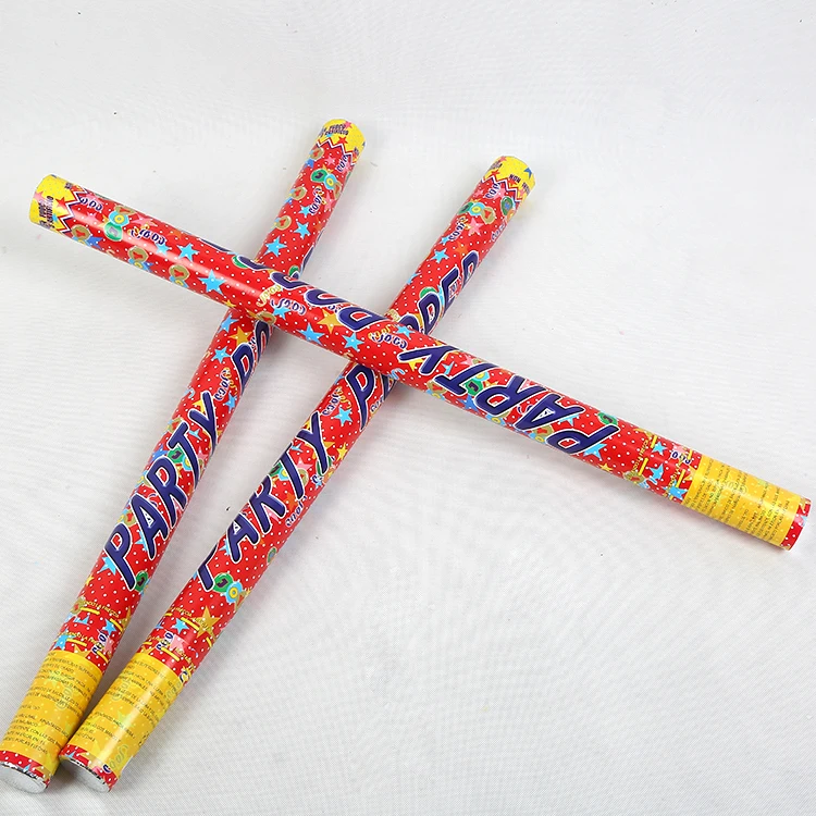 Оптовая продажа от производителя, одноразовый ручной красочный пушка с конфетти для вечеринки, Поппер для сцены