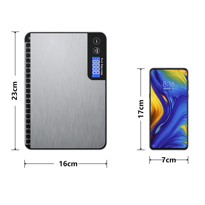 J&R Popular High Accuracy Max 15000g Food Smart Hanging Kitchen Scale Food Scale Digital Kitchen Scale