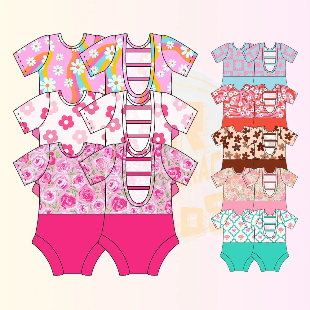 KERUI модная детская гимнастическая Одежда для девочек трико спины гимнастика быстросохнущая цельная