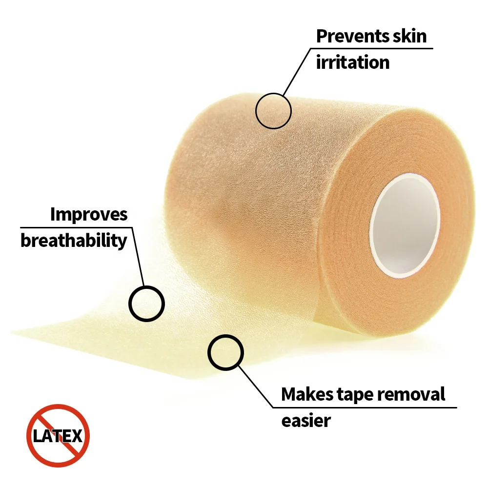 Polyurethane compression therapy tape athletic Tape sponge under-wrap tape for wrist and ankle