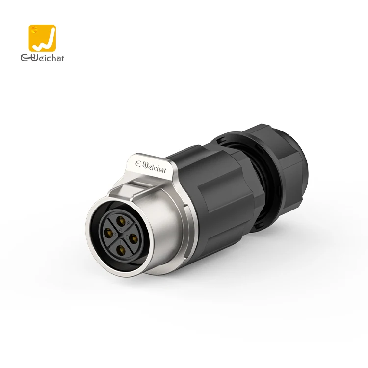 LP20 9 Pin Electrical Terminal Wiring Connecting Outdoor LED Garden Lighting PA66 Plastic IP68 Waterproof Cable Connector