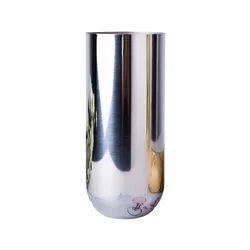Nordic silver stainless cylinder flower vase  home decor