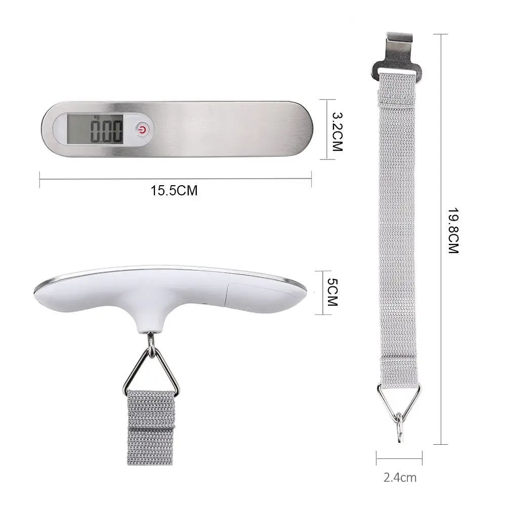 Balance Scales Bascula Weigh 50KG Luggage Basculas Digital Scale Weight Machine Peso Portable Electronic Weighing Digital Scale