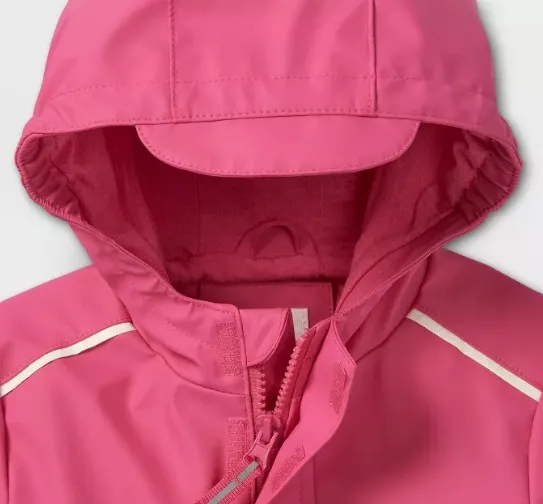 PU Waterproof Hooded Rain Coat Windproof Breathable hooded PU coating kids rain coat wholesale waterproof PU durable waterpr