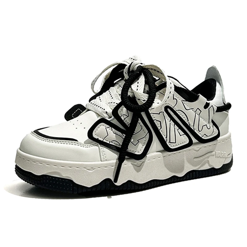 High Quantity Fashion Womens Casual Sport Platform Thick Sole Trainer Shoes  Comfortable Walking Style Shoes For StreET