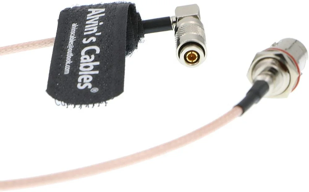 
Blackmagic HyperDeck Shuttle HD SDI Cable DIN 1.0/2.3 Right Angle to BNC Female 75ohm RG179 