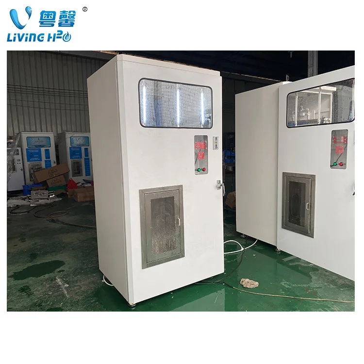24 hours automatic Water Vending Machine for sale of purified water and alkaline water