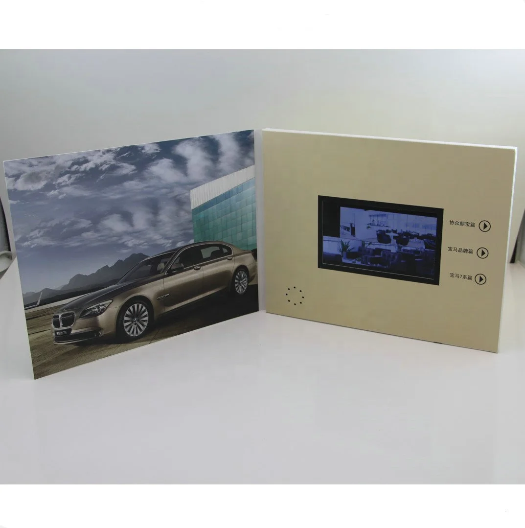 Video card mailer Video business card Digital Advertising Player digital display card