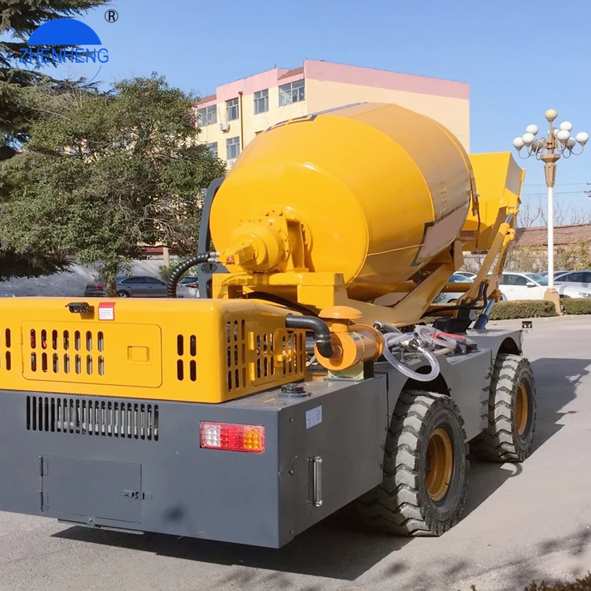 Factory Price Mobile Self Load Concrete  Truck Mixer Car